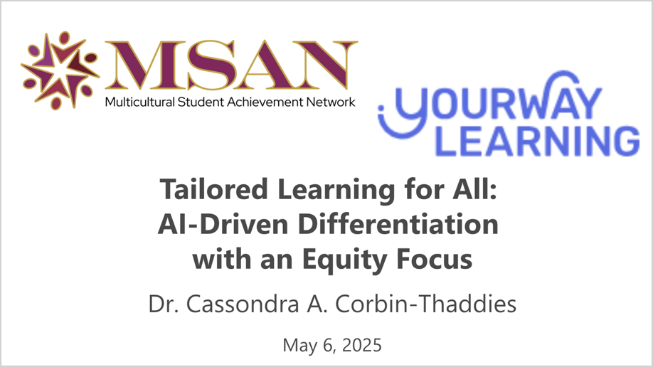 Tailored Learning webinar